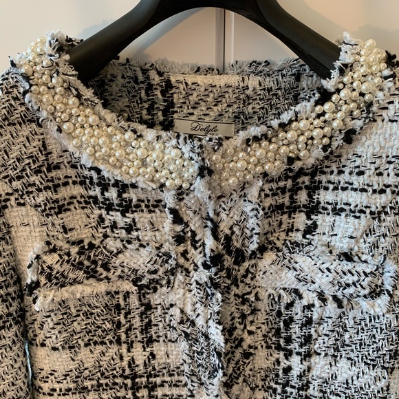 [Reserved] Tweed jacket with pearls - Available until Nov 15 - Picture 3 of 6